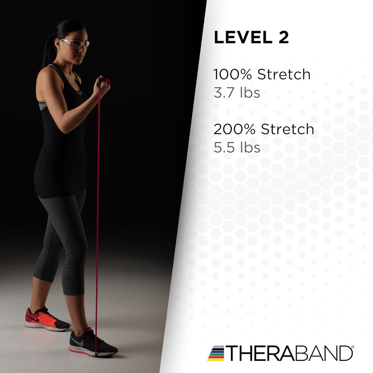 THERABAND Latex Resistance Tubing, Green, Heavy, Level 3, 25 ft Roll, Professional Grade for Upper and Lower Body Workouts, Cut-to-Length, Color-Coded Resistance Levels