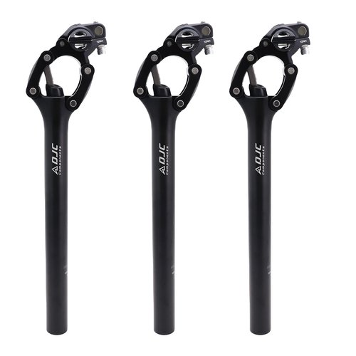 DJC Bike Suspension Seatpost Shock Absorber Seat Post Paralelogramo for MTB Mountain Road Bike Gravel 27.2mm 28.6mm 30mm 30.4mm 30.9mm 31.6mm 33.9mm X 350mm (27.2mm)