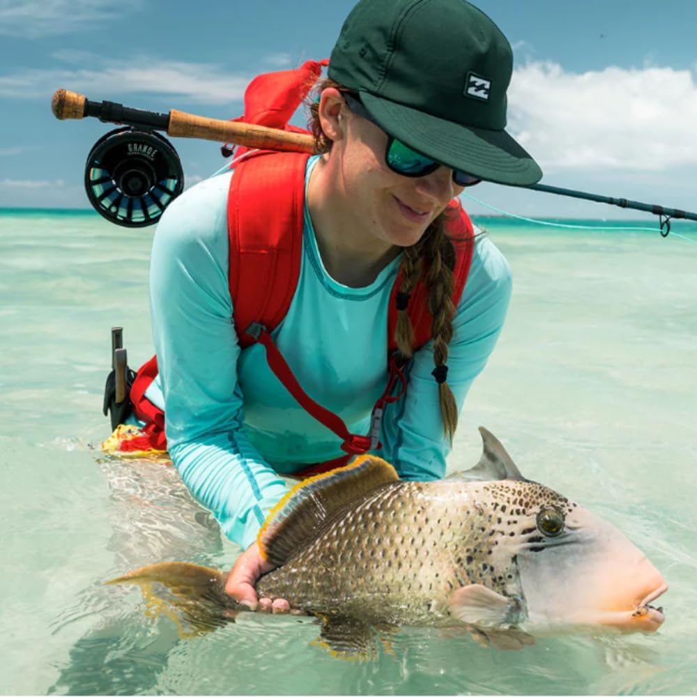 RIO Products Fluoroflex Bonefish Tapered Leader - 100% Fluorocarbon Fly Fishing Leader for Saltwater Species - Abrasion Resistant - Available in 8lb, 10lb, 12lb, 16lb, and 20lb
