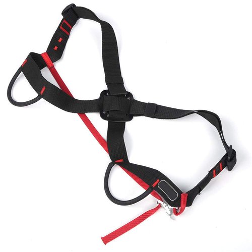 RiToEasysports Chest Shoulder Strap, Outdoor Adjustable Safety Shoulder Strap for Climbing Harness Equipment