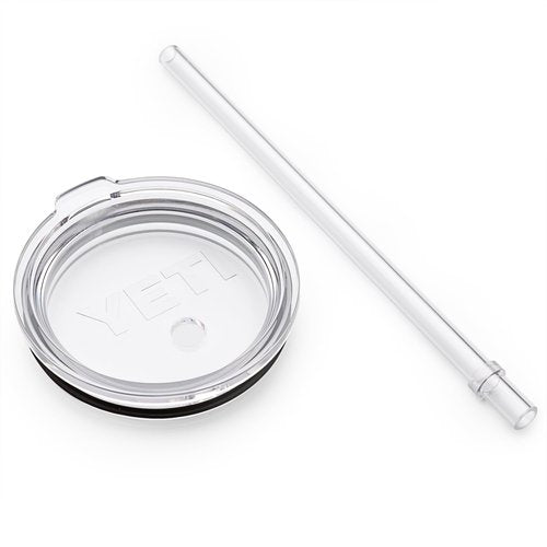 YETI Rambler Replacement Lid with Straw, Fits 16 & 20 oz Stackable, 20 oz Tumbler, 24 oz Mug, 25 oz Straw Mug