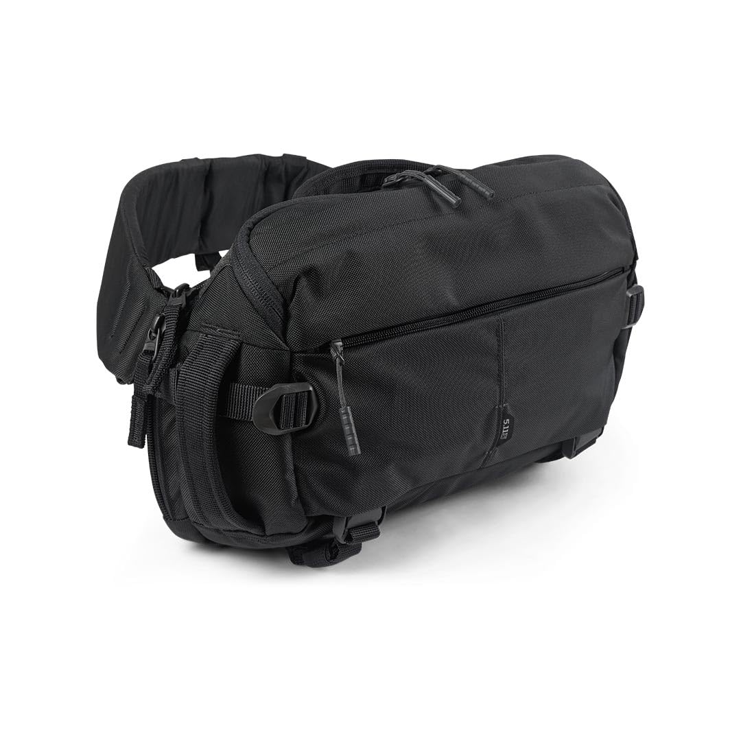5.11 Tactical Unisex LVC8 Sling Pack 8L, 840D Nylon, One Size, Style 56792, Black