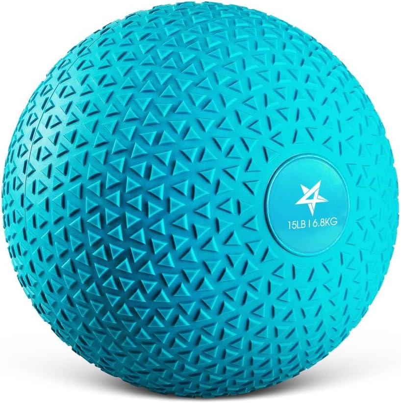 Yes4All Slam Balls, 10-40lb Weighted Ball Weight, Durable PVC Sand Filled Workout Dynamic Slam Ball for Core Strengthen