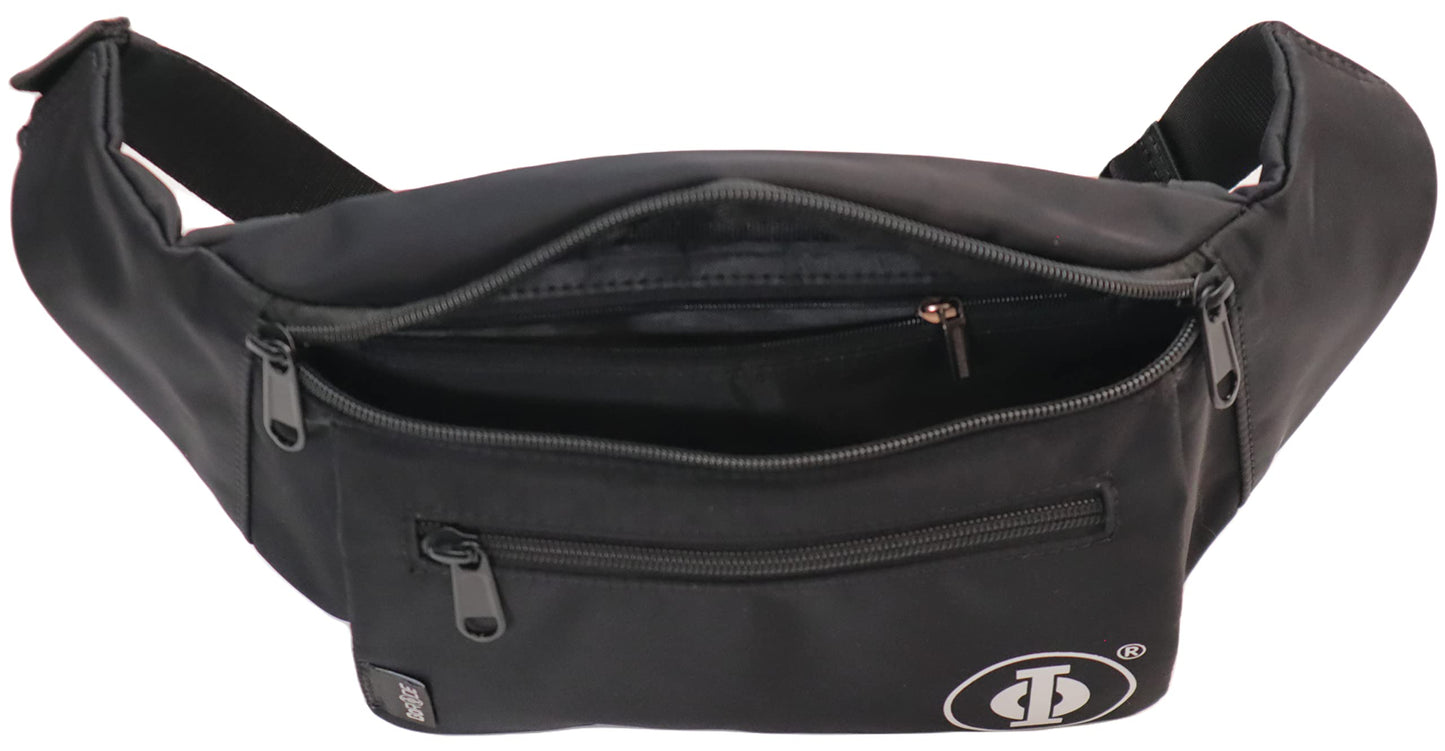 GoRide Premium Go Belt Bag or Waist Pack (Black)