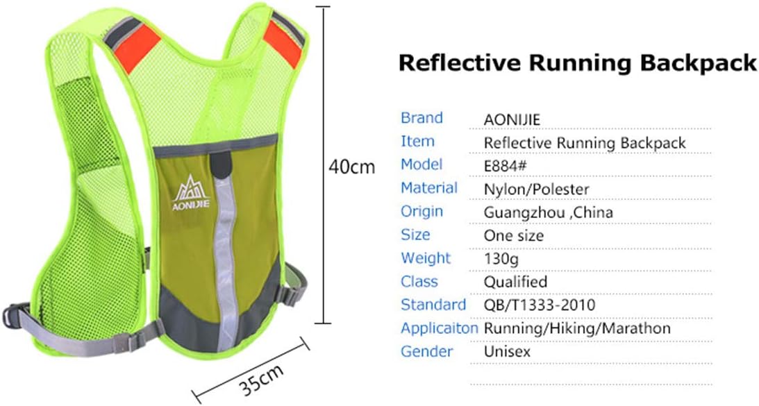 AONIJIE Running Hydration Vest Backpack,Lightweight Insulated Pack for Hiking Trail Running Cycling Race Marathon