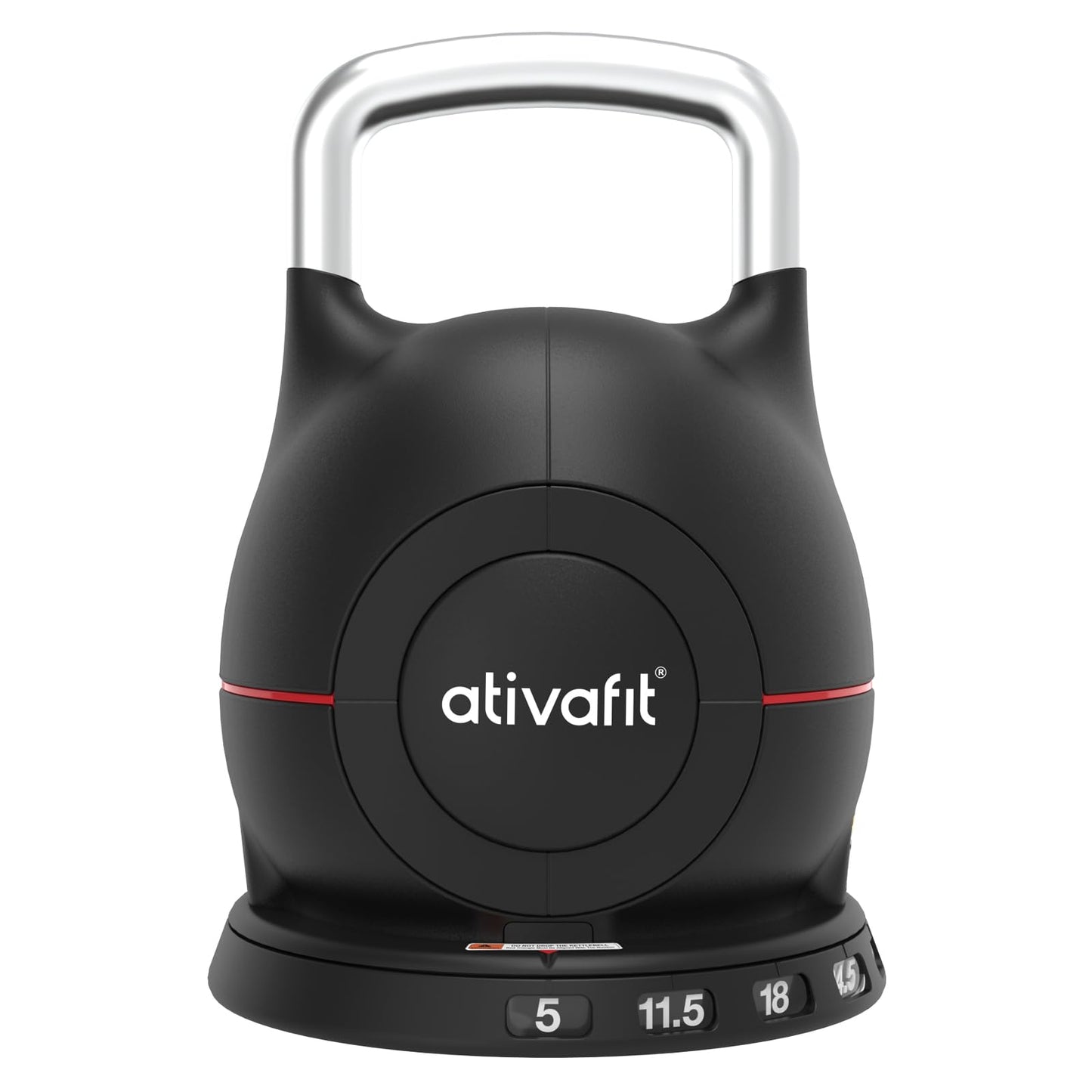 Ativafit 7 in 1 Adjustable Kettlebell 5-44lbs Adjustable Kettlebell with Solid Aluminum Handle Quick Adjustment Weights With Safety Locking Systerm Space Saving Strength Training For Women and Men Full Body Home Gym Workout