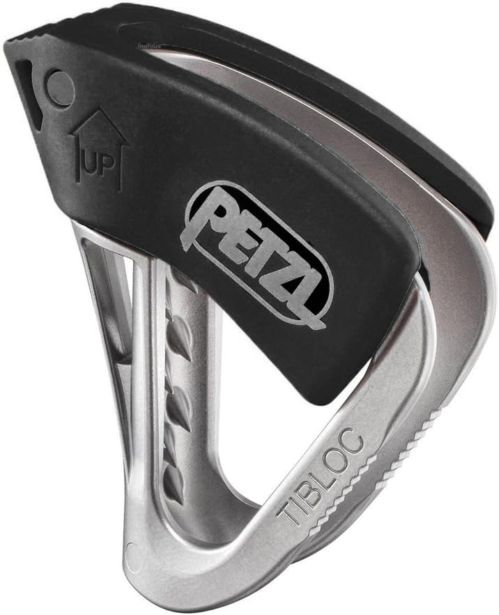 PETZL TIBLOC Stainless Steel Black Rope Grab Rope Clamp B01BN