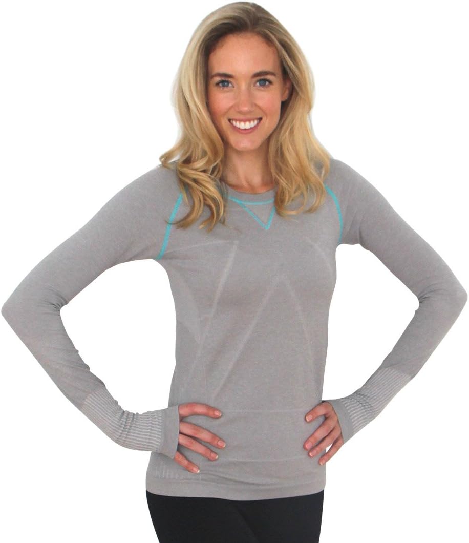Zensah Women's Run Seamless Long Sleeve Running Shirt