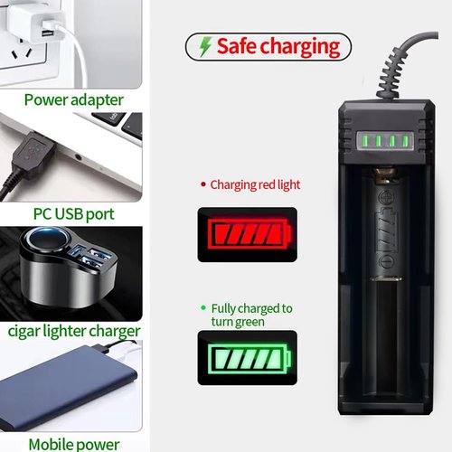 YZYOE Rechargeable Green Light Tactical Flashlight，500 Yards Green LED Light kit, Universal Picatinny Rail Mount with Pressure Switch for Long Distance Night Observation.