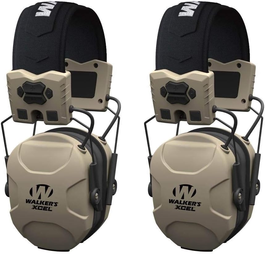 Walker's Razor Slim Shooter Electronic Hunting Folding Hearing Protection Earmuffs