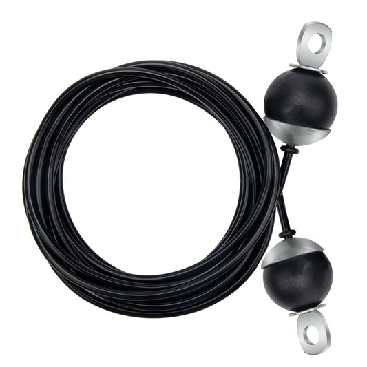 Anglekai 118In Home Gym Replacement Cable, Fix Fitness Pulley Cable with 2 Gravity Ball 5mm Gym Pulley Rope for Exercise Machine (118in)