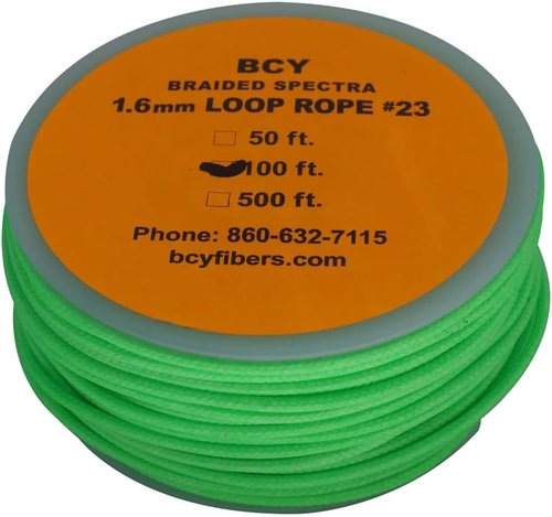 BCY Size 23 Loop Rope Neon Green 100 ft.