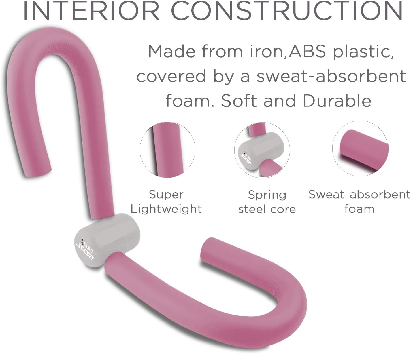 Aduro Sport Inner Thigh Exercise Equipment for Women, Full Size Thigh Toner Leg Exercise Trainer [Improved Version]