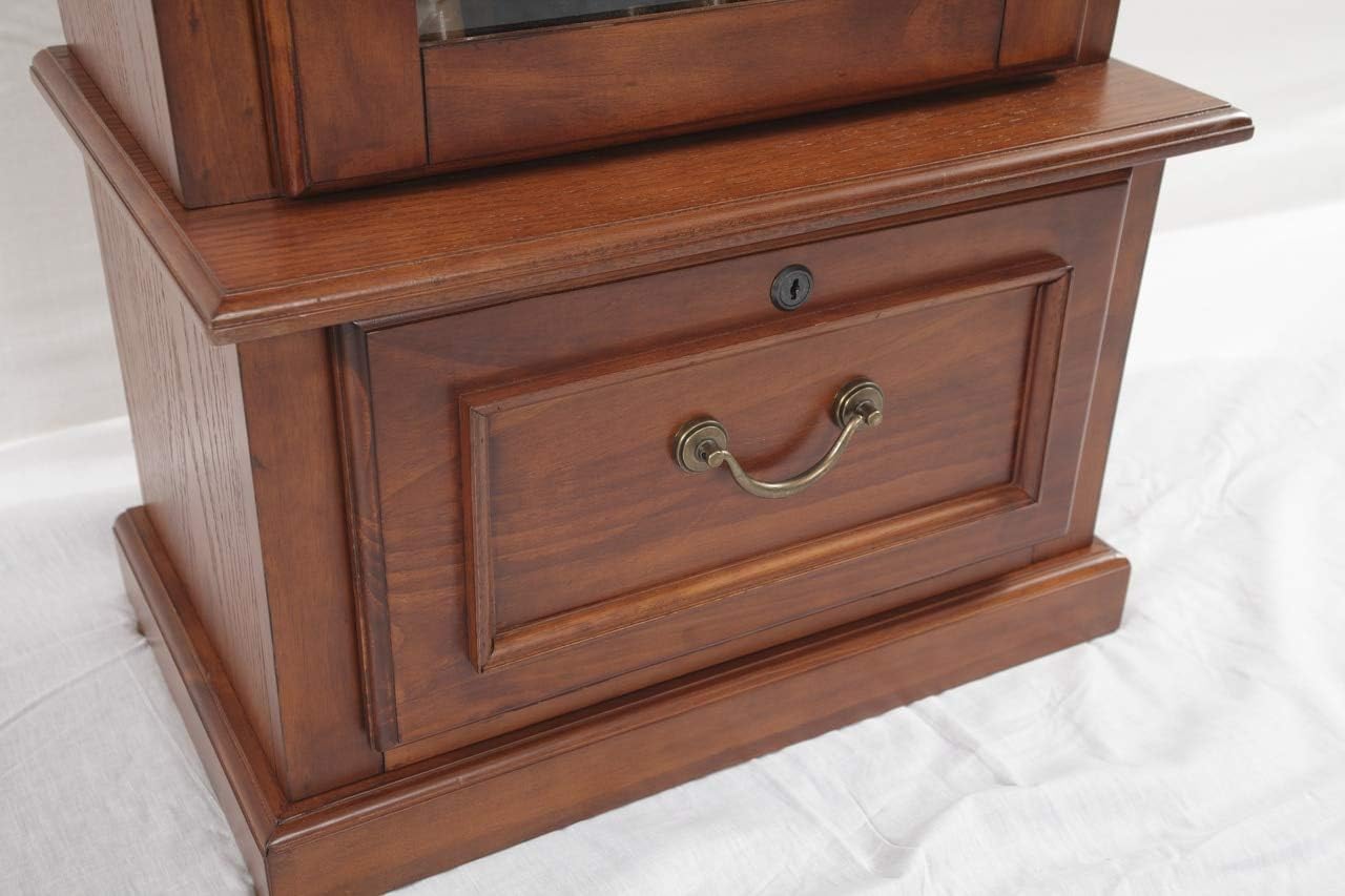 American Furniture Classics Model 600 Wood Gun Display Cabinet, Brown