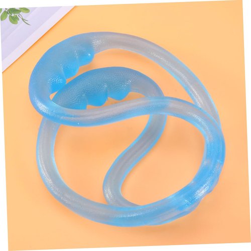 SUPVOX Silicone Yoga Resistance Band Multifunctional Figure Elastic Pull Rope Portable Compact Design for Fitness Odorless and Durable Stylish Blue