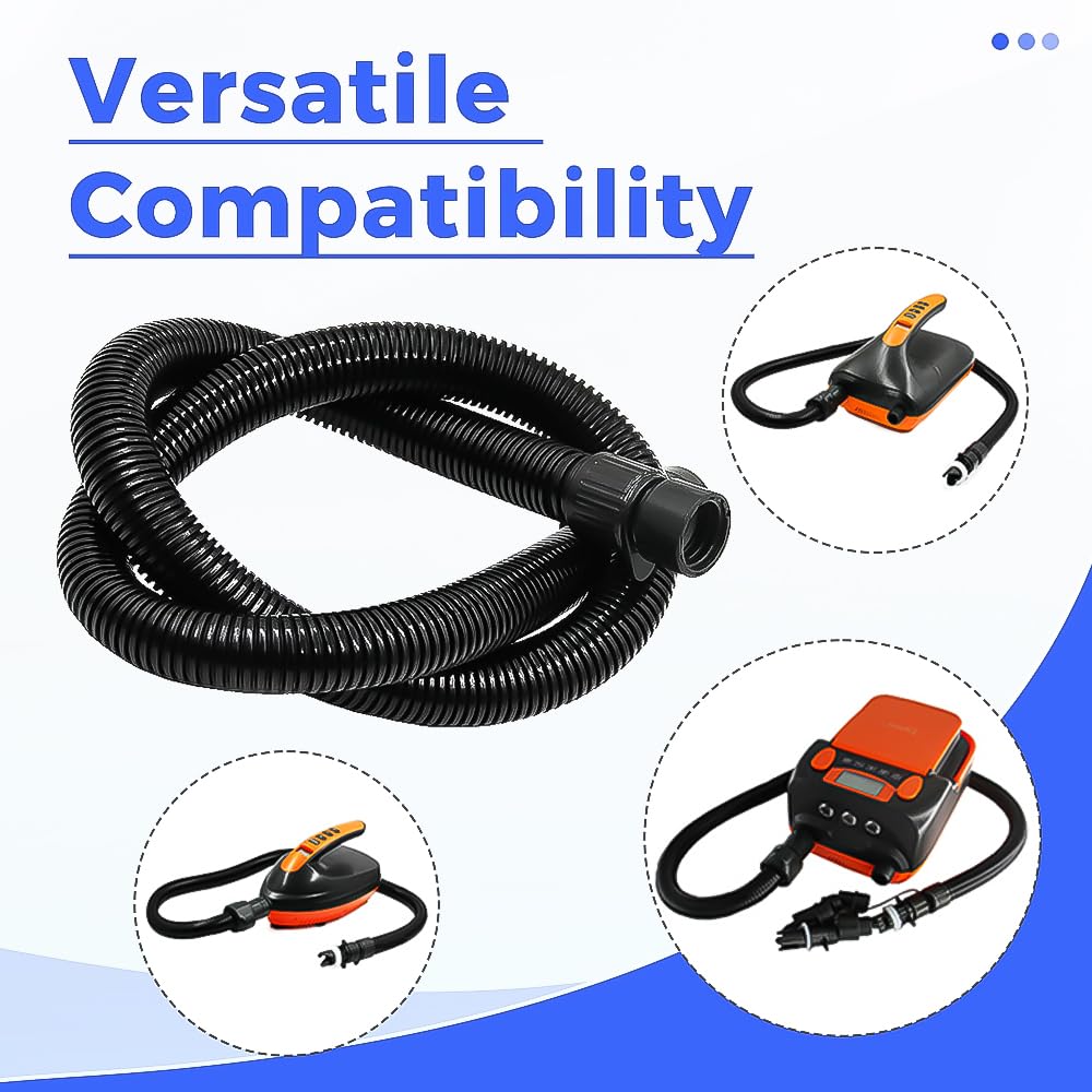 Yetaha Paddle Board Pump Adapter Set, Sup Air Pump Air Hose Connector, Removable Air Hose Kit with 6 Air Nozzles for HT781/HT782/HT790 Electric SUP Pump