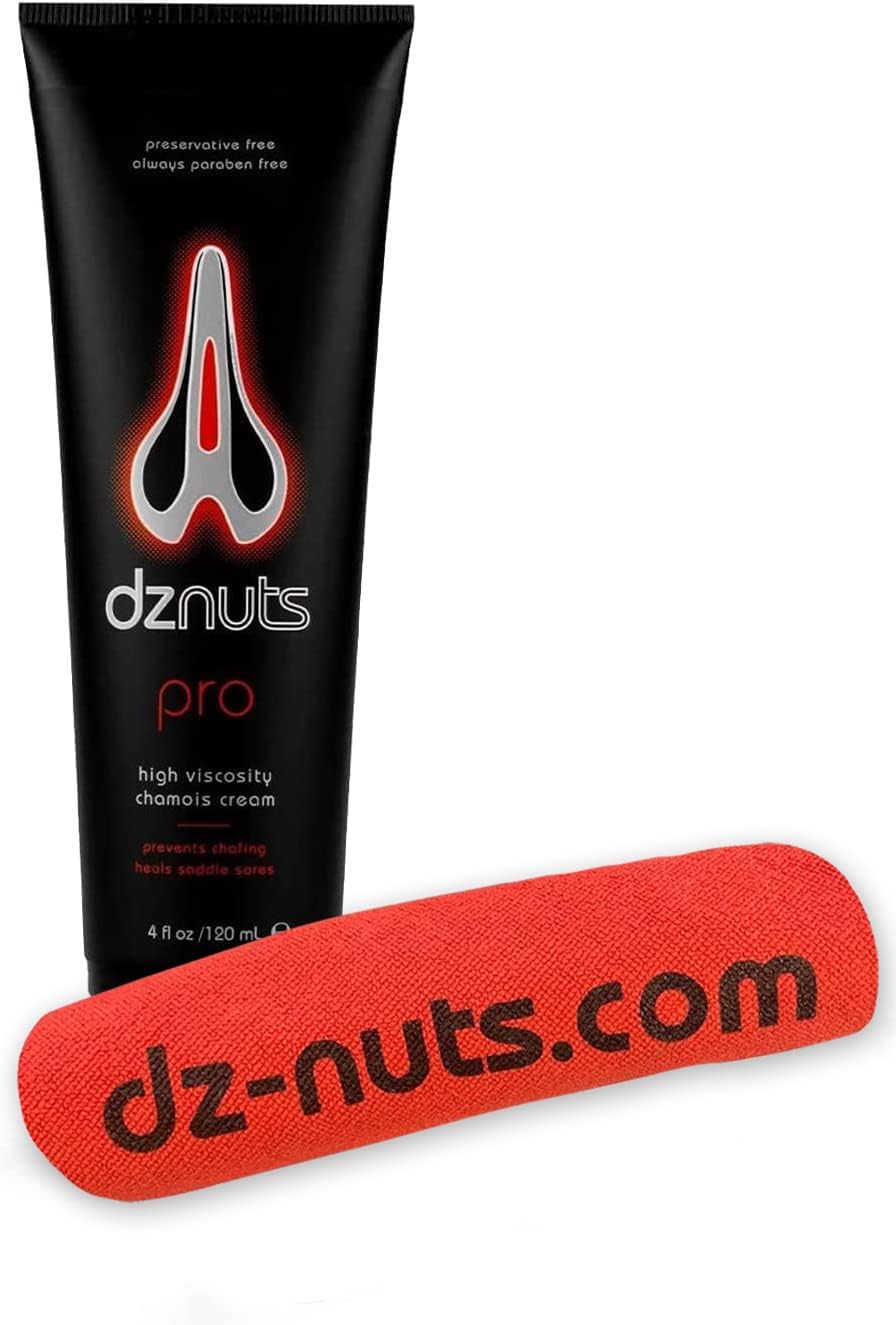 Men's Pro Chamois Cream, Anti -Chafing Cream for Saddle Sores, Chafing, Rubbing, Inner Thighs Friction for Cyclists, Runners, Triathletes