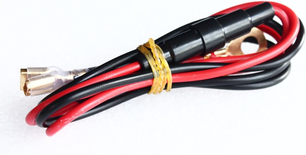 BANDC Waterproof Marine Motorcycle ATV Rv Power Outlet Socket Receptacle Dc 12v Plug with Wire