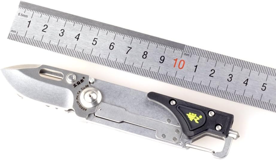 Sanrenmu 6050 LUF-PH-T4 Pocket EDC Folding Camping Knife Multi Toolkit Screwdriver Belt Cutting LED Bottle Opener Glass Breaker