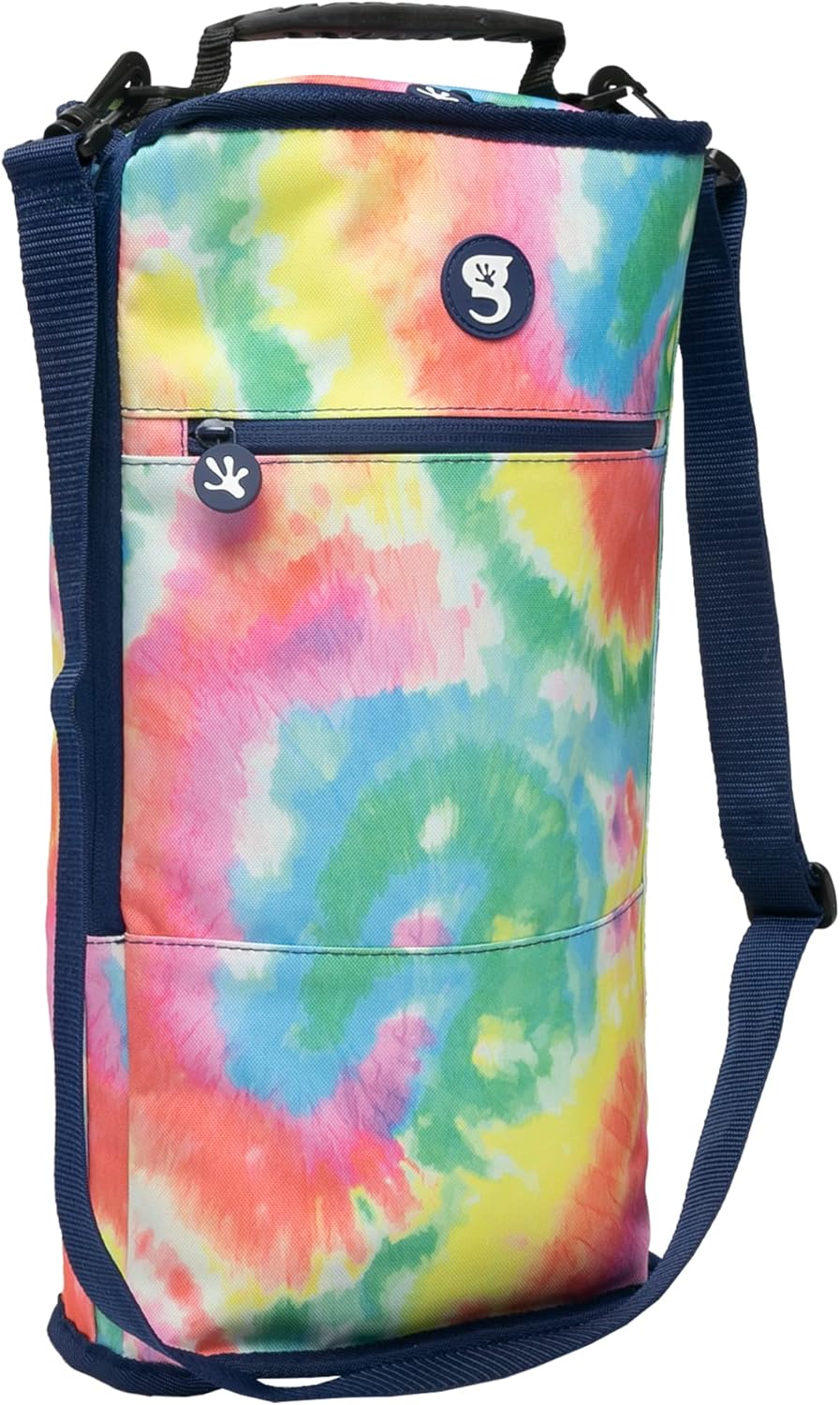 geckobrands Verticool Cooler - Insulated Portable Soft Cooler Bag with Adjustable Shoulder Strap, Holds 9 Cans or 2 Wine Bottles, Perfect for Beach, Picnics, and Outdoor Activities