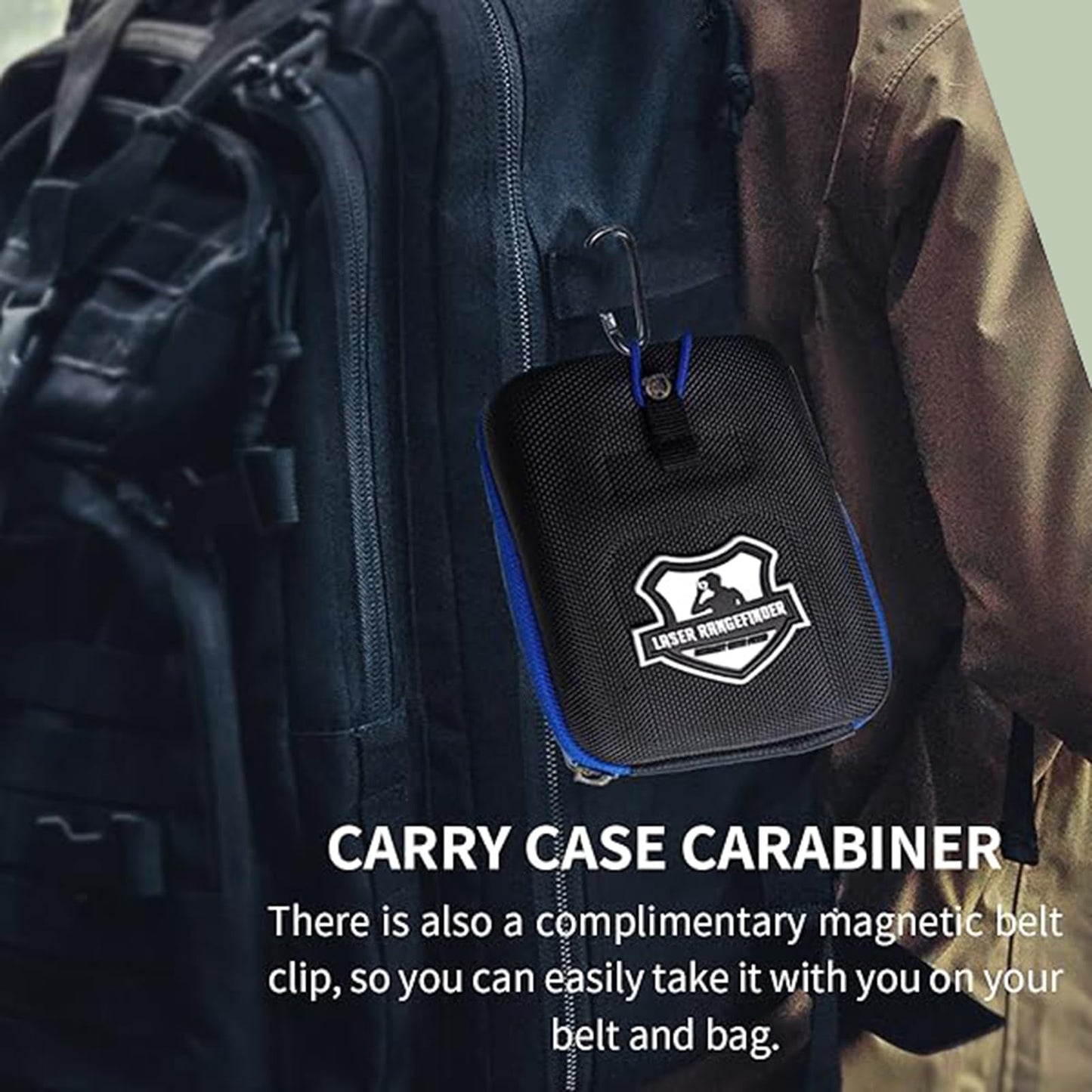 Golf Rangefinder 1200Yds – Rechargeable Laser Distance Finder with Flag Lock, Slope Mode, Side LCD, 6X Magnification, USB-C, for Yardage & Club Selection