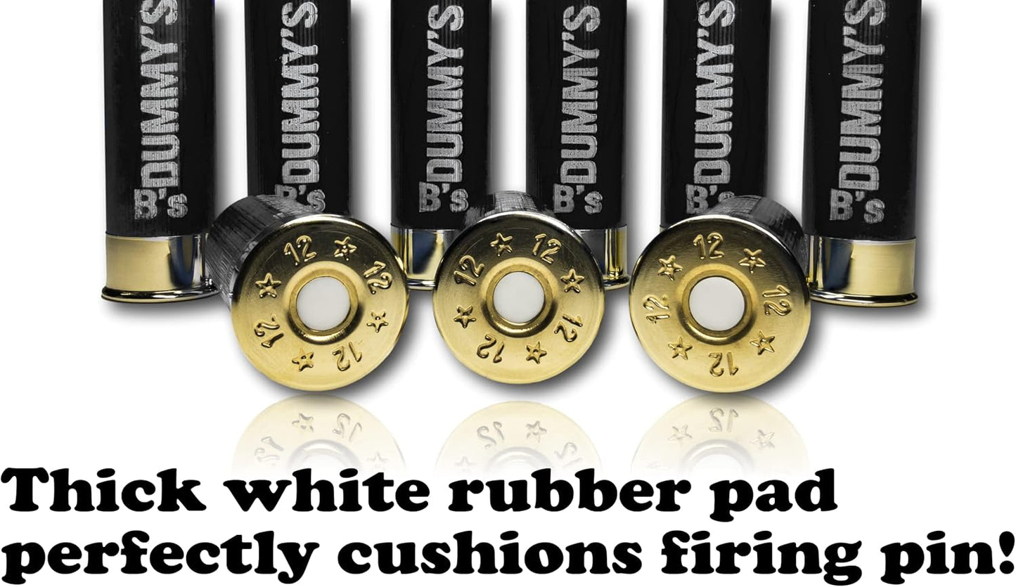 B's Dry Fire Snap Caps - Dummy 12 Gauge Training Caps (12 Ga Black 2 ¾”)