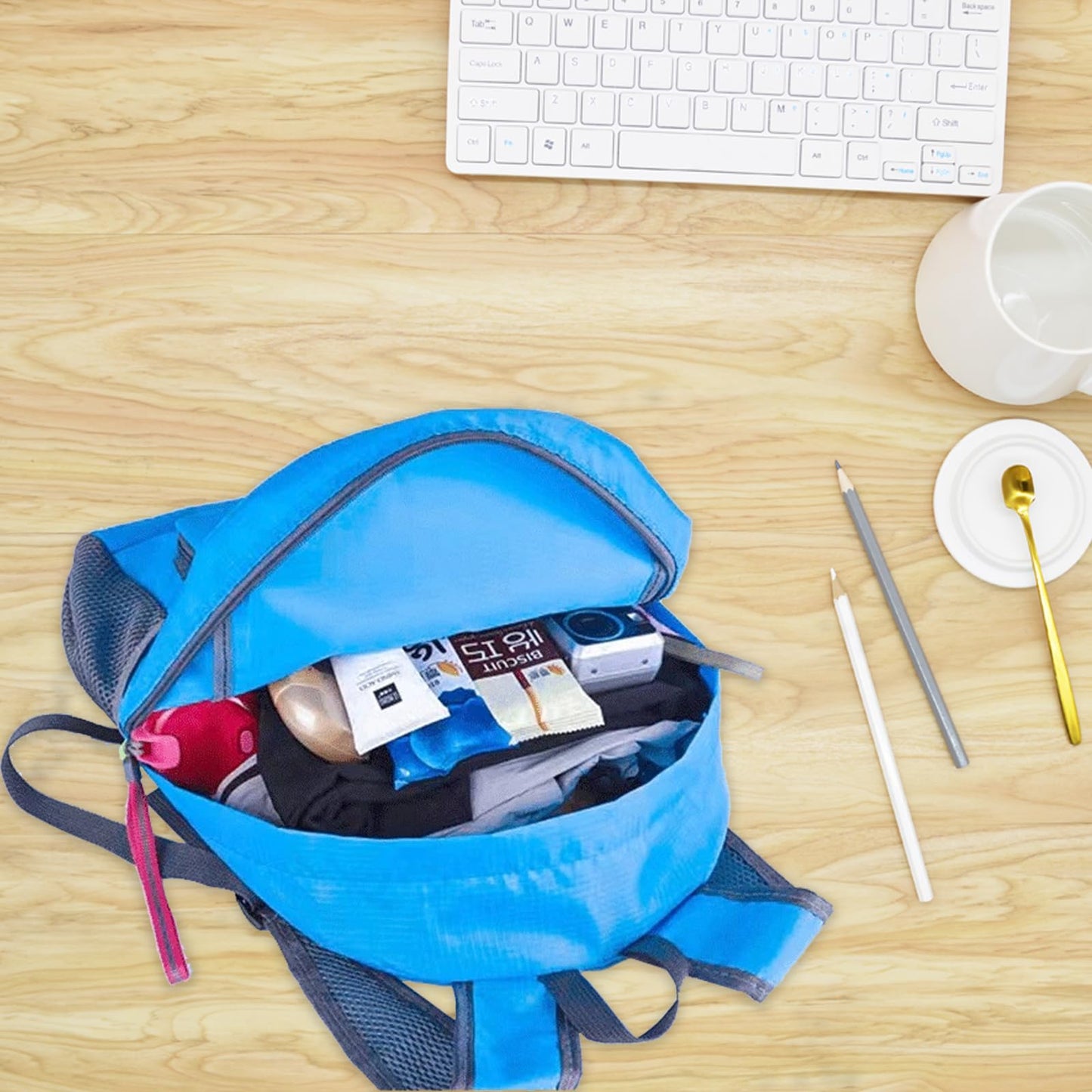 Hyuetrsa 21 Pcs Backpacks in Bulk 17 Inch Foldable Lightweight Backpack Outdoor Travel Book Bag Large Capacity Colorful Classic Back Packs for Adults(7 Colors)