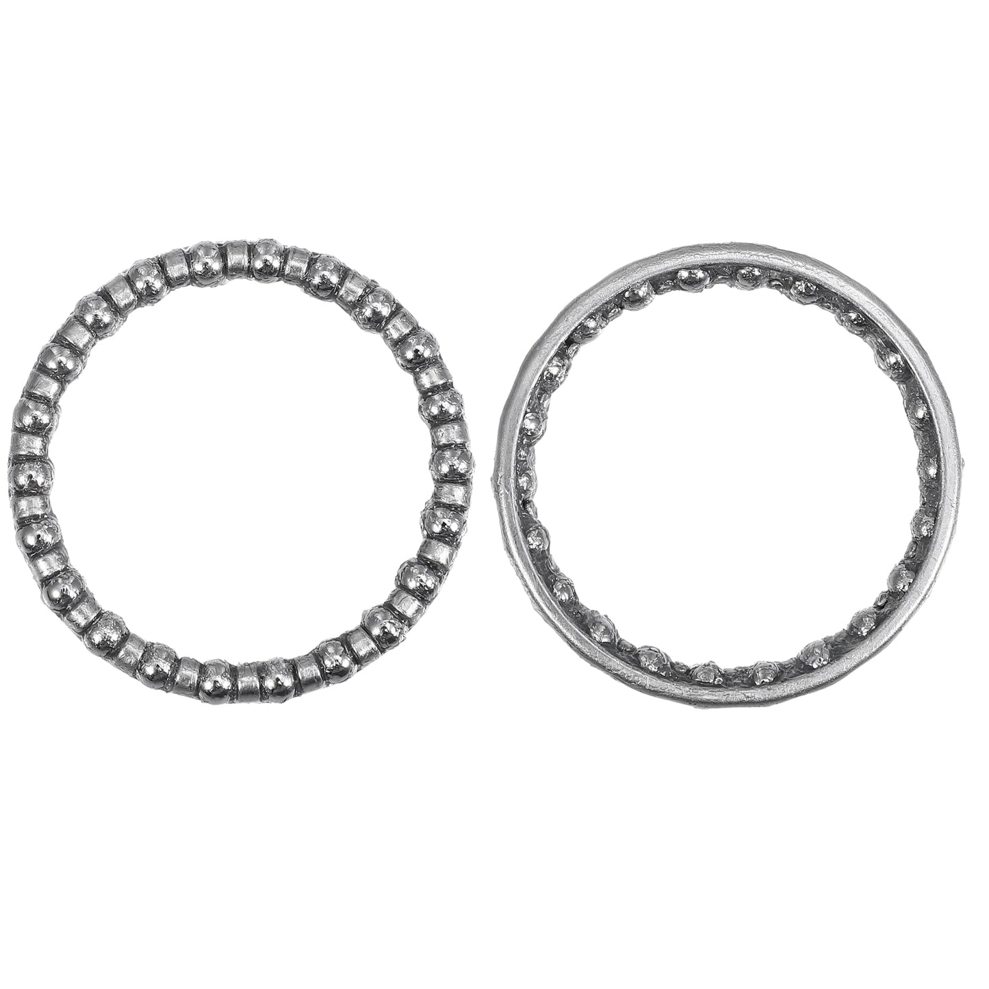 X AUTOHAUX 2 Pcs 3.97mm x 22 Ball Bearings Cages Crank Bearings Wheel Bearing Retainer for Bicycle
