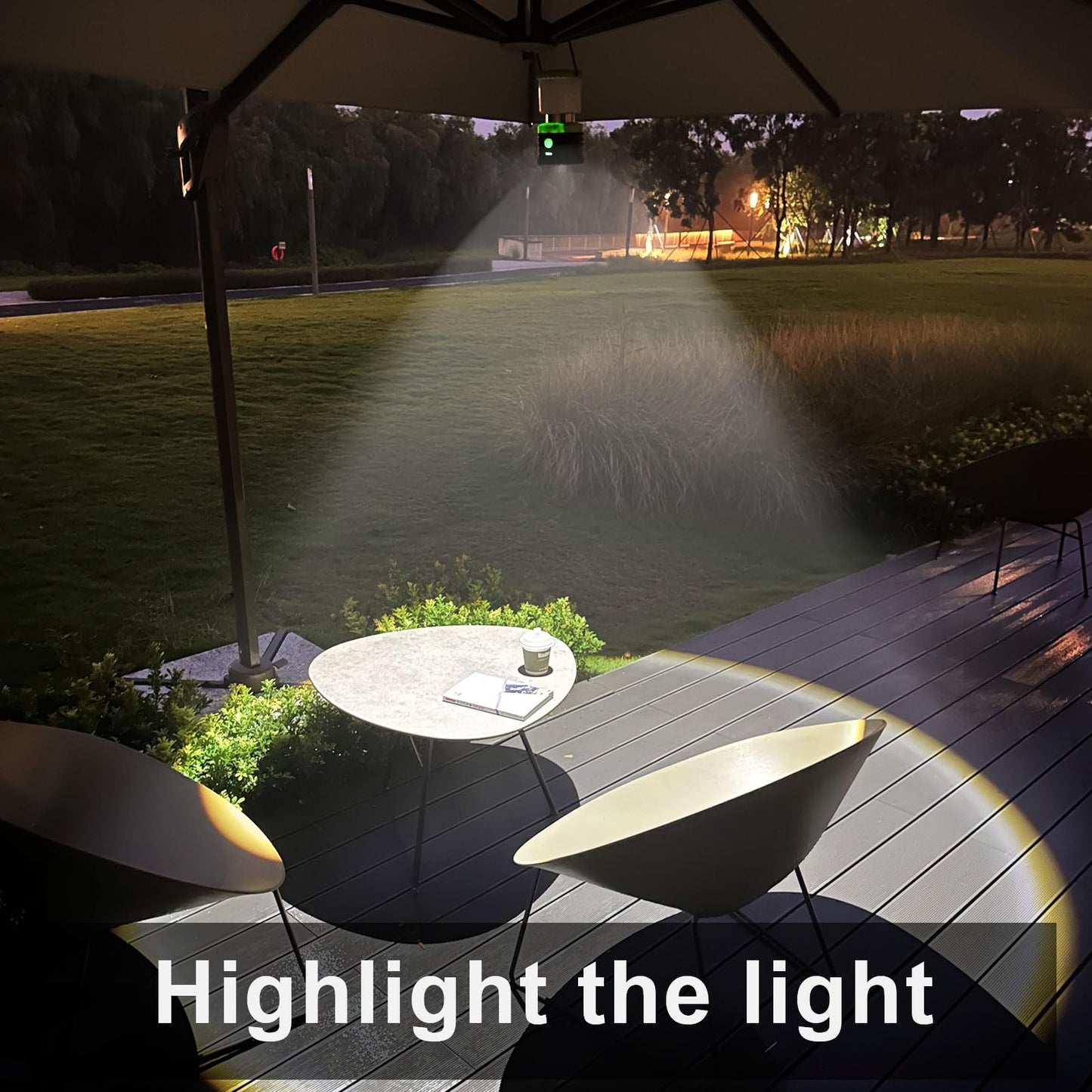 Jarxin 3PCS 6500K White Light LED Camping Lantern Rechargeable 1000LM, 4500mAh Power Bank, Flashlight for Hurricane Emergency, Hiking, IP44 Waterproof Lantern(Black)