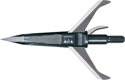 New Archery Products Spitfire 3-Blade Durable Precise Front-Deploying Archery Mechanical Broadhead for Crossbow - 3 Pack