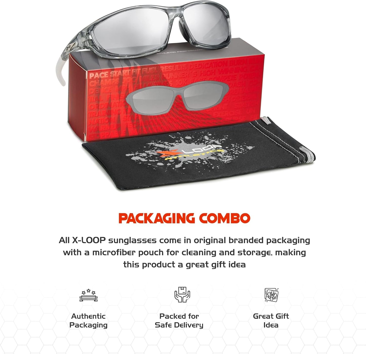 Polarized Sports Sunglasses for Men - UV400 Protection for Baseball, Running, Cycling & Golf