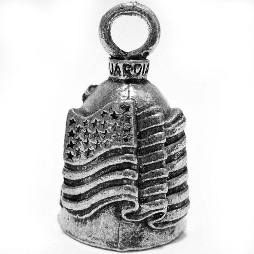 Guardian® Bell Old Glory U.S. American Flag Motorcycle Biker Luck Riding Bell