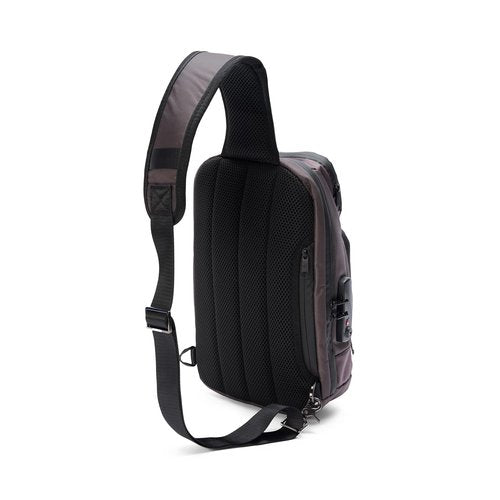 Erozul Equinox Sling Backpack Anti Theft Combination Lock Chest Shoulder Bag Waterproof Crossbody Casual Daypack (Graphite)