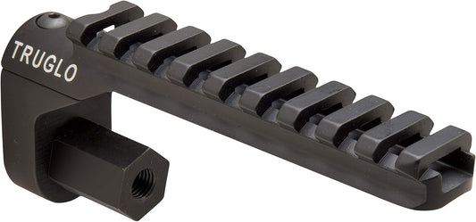 TRUGLO Universal Picatinny Rail Mount - Durable Aluminum Bowfishing Accessory Holder with 9 Slots