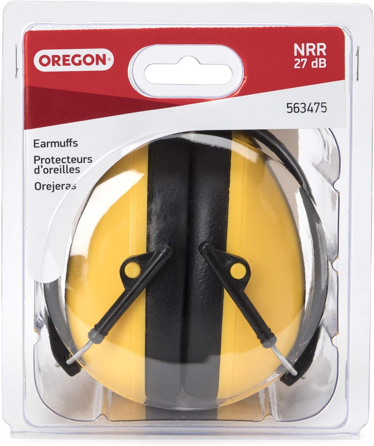 Oregon 563475 Chainsaw Earmuffs for Hearing Protection, Yellow