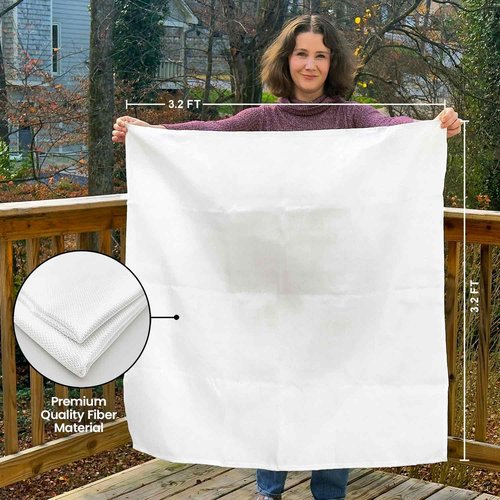 The Home Emergency Fire Blanket Bundle - 1 pack 47" x 71" XL & 4 pack 40" x 40" Fire Blankets - Fire Suppression Blanket for Kitchen, Car, and Home - Fiberglass Fire Blanket - Fire Extinguisher