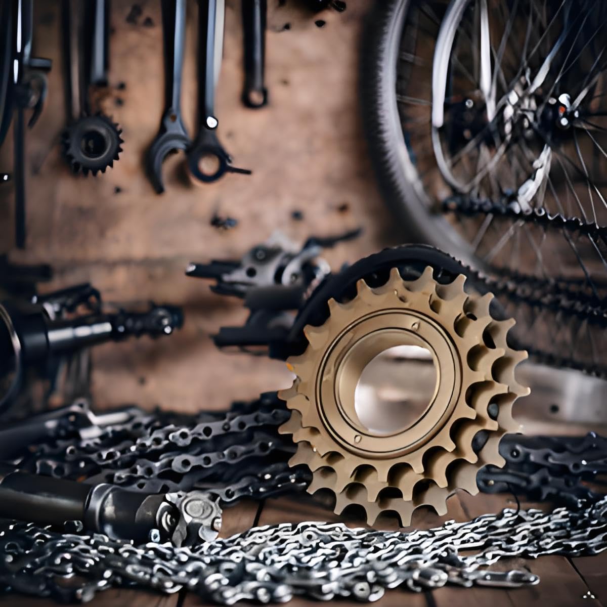 FUZHUI Bike Freewheel - Bicycle 3 Speed Freewheel, 16T-19T-22T Bike Flywheel 3 Gears, Mountain Bike Flywheel, High Strength Durable Flywheel for Mountain Road Bike Replacement Accessory