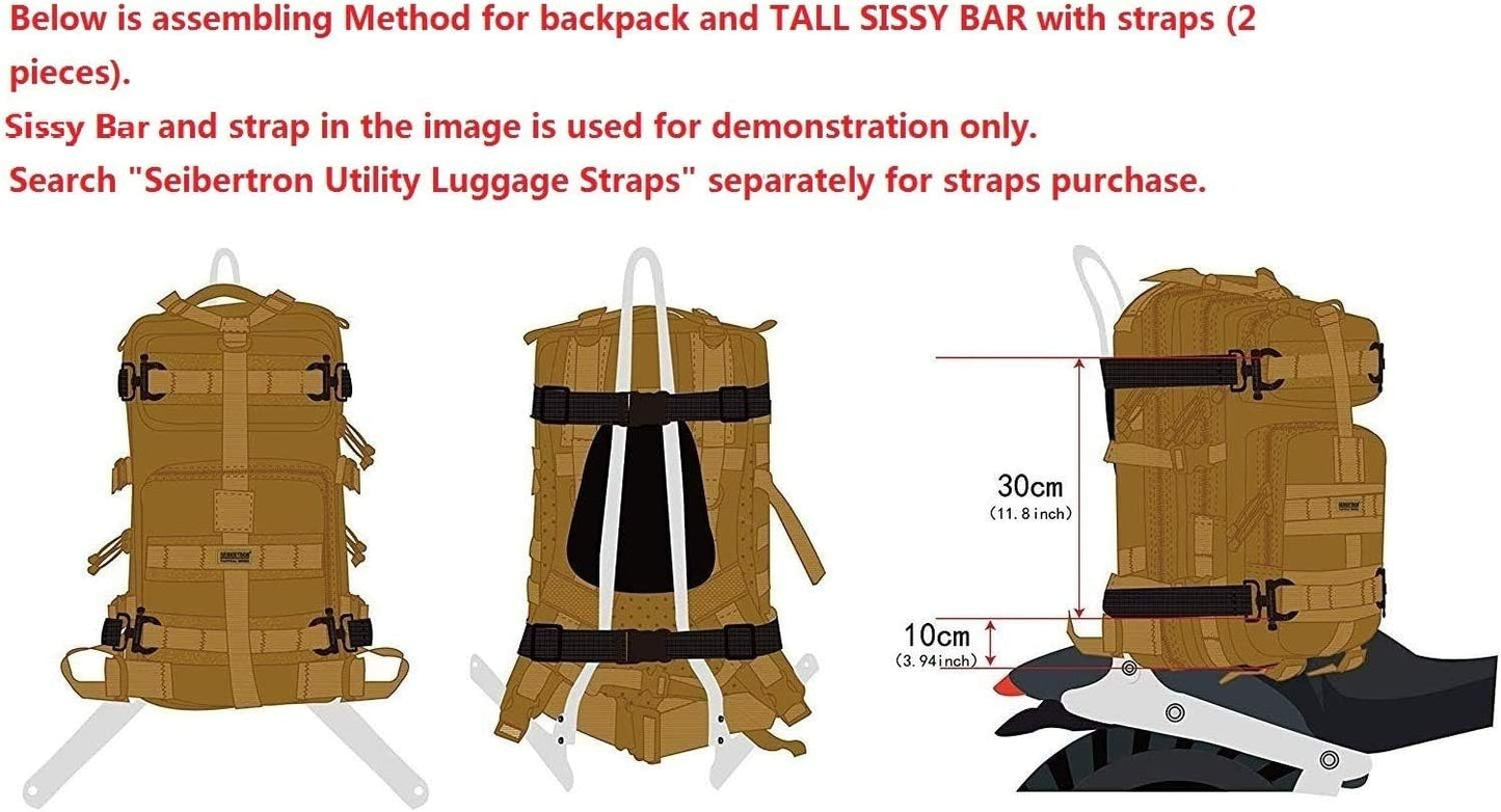 Waterproof Tactical Leg Bag for Hiking & Airsoft - Seibertron Black Utility Pouch