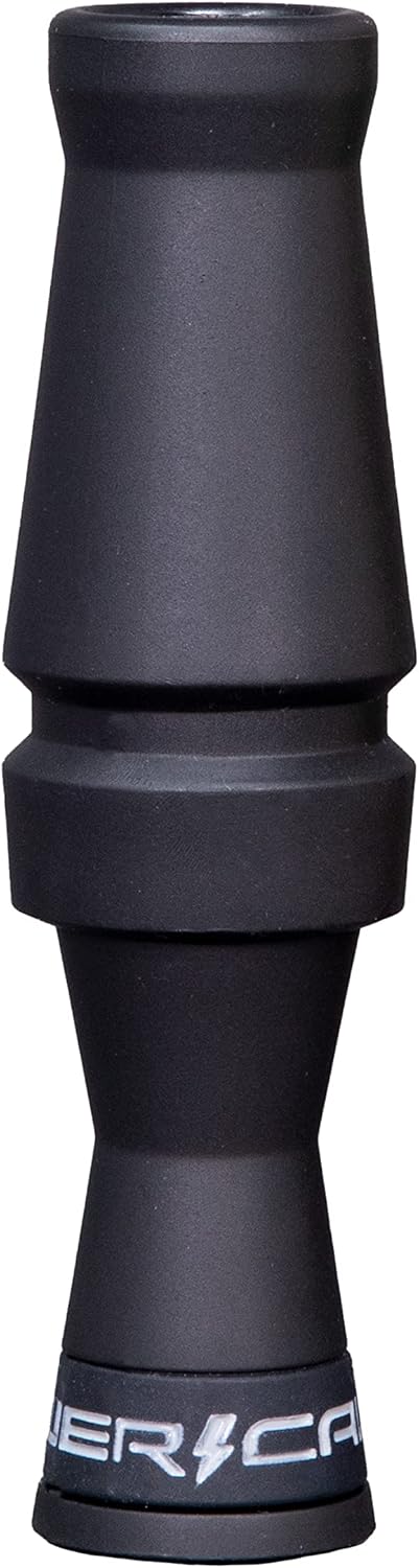 Power Calls Mallard Duck Call | Jolt | J-Frame Single Reed Molded Call | Great All Around Call for Competition & Waterfowl Hunting | Stealth Black