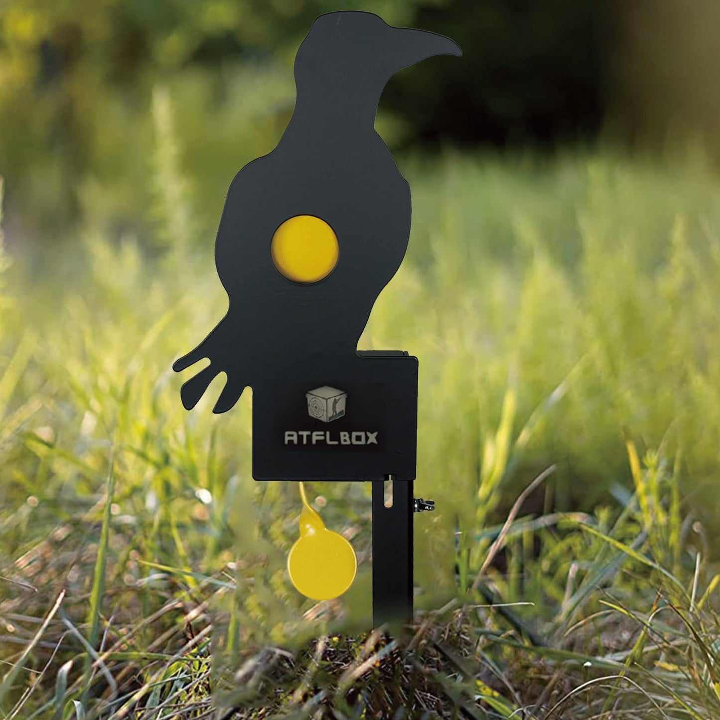 Atflbox Metal Eagle Reset Target, Air Rifle Animal Shooting Targets for Outdoor and Backyard, Rated for Airgun Pellet .177 .22 Caliber