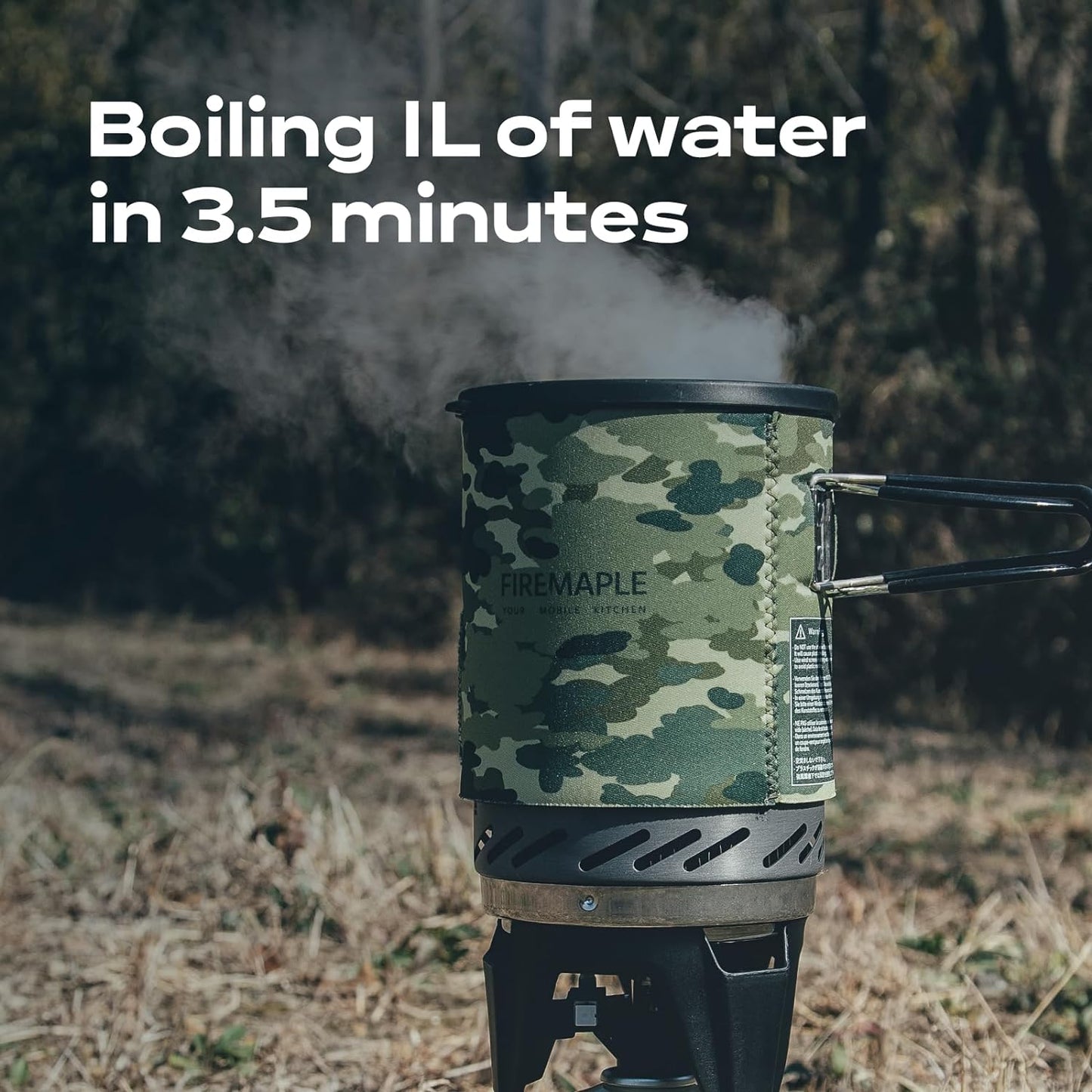 Fire-Maple "Fixed Star 1" Backpacking and Camping Stove System | Outdoor Propane Cooking Gear | Portable Pot/Jet Burner Set | Ideal for Hiking, Trekking, Fishing, Hunting Trips and Emergency Use