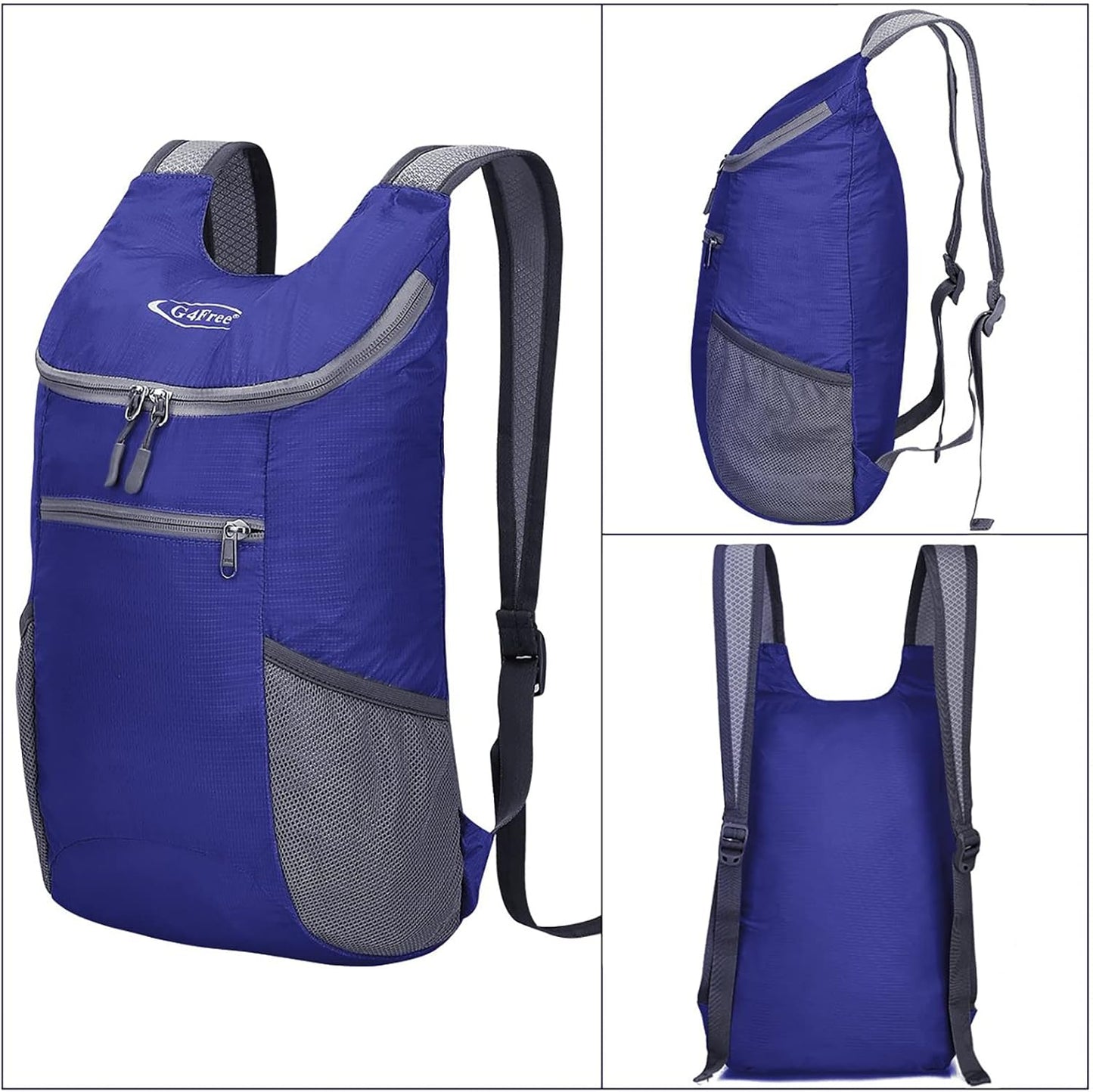 G4Free Lightweight Packable Hiking Backpack for Men Women Small Hiking Daypacks Foldable Shoulder Pack Casual Outdoor Bag 11L