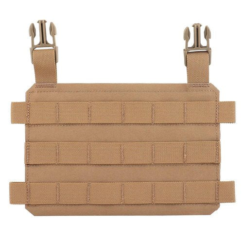 GYDEHUTJ Molle Placard Hoop and Loop Front Flap Hanging Panel for Tactical Chest Rig Huntting Vest Plate Carriers