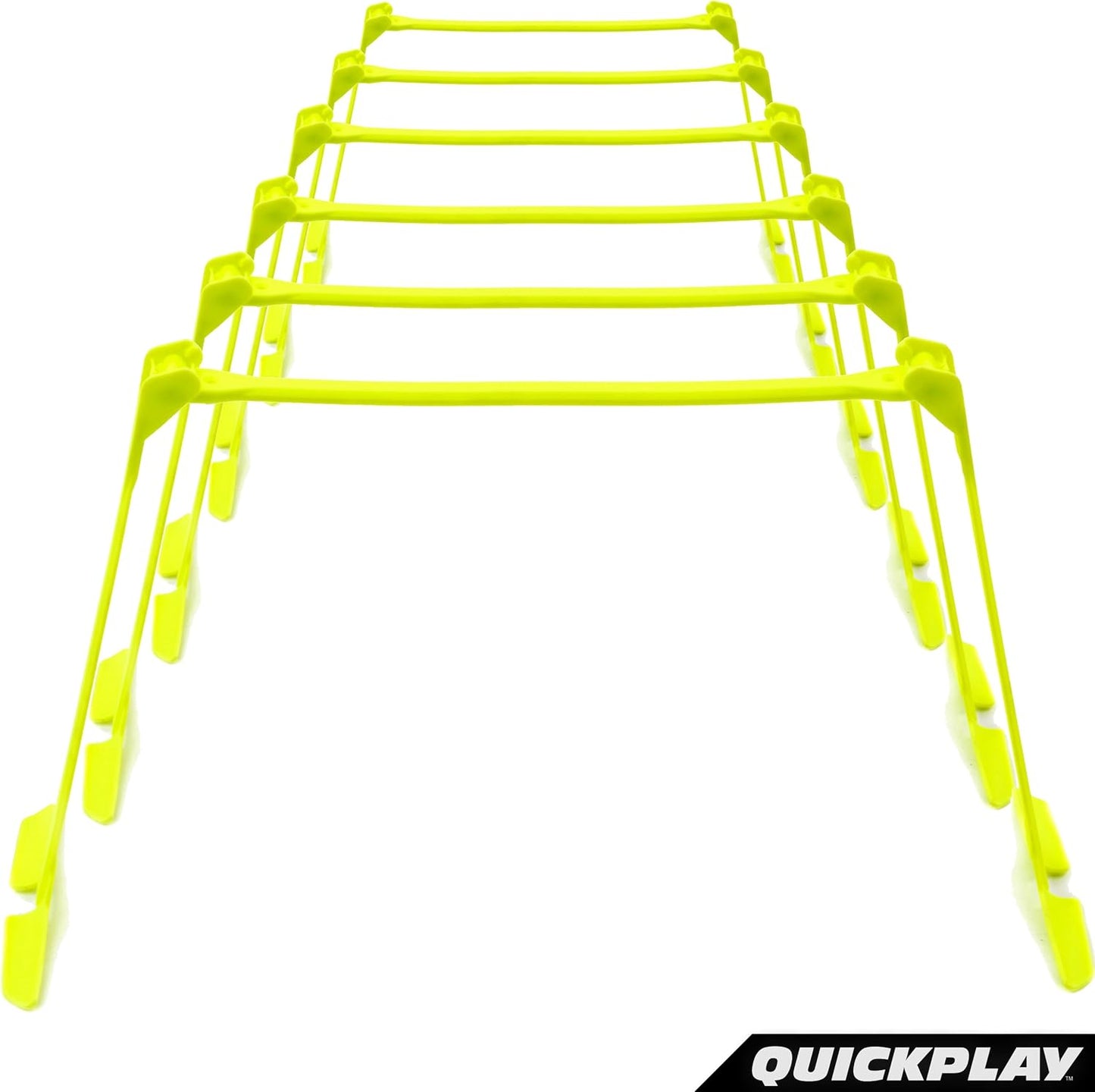 QUICKPLAY PRO Quick-Click Adjustable Speed Hurdles, Set of 6 | 3 Heights in One (6", 9", 12") | All-in-One Agility & Plyometric Training Hurdles | Patented, Portable & Durable