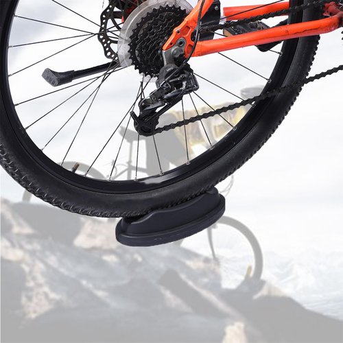 Bike Trainer Front Wheel Block,Anti-Slip Riser Stand for Indoor Cycling,1.8'' Wide Tire Compatibility, Non-Slip Base