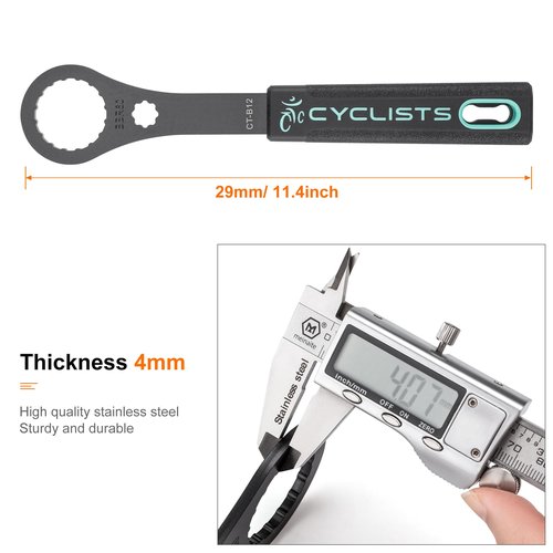 cyclists Bottom Bracket Tool 16 x 41mm - Bottom Bracket Install Removal Tool Compatible with Shimano BBR60, MT800