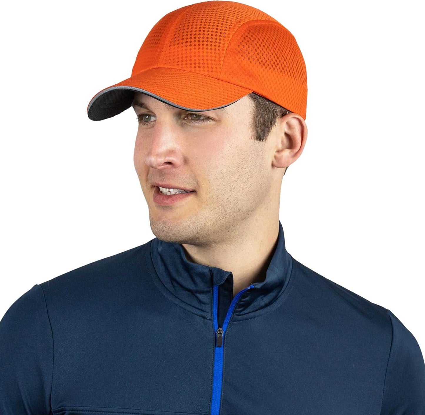 TrailHeads Performance Mens Running Hat - Lightweight, Quick Dry Workout Hats for Men - Athletic Sports Cap for Tennis, Gym