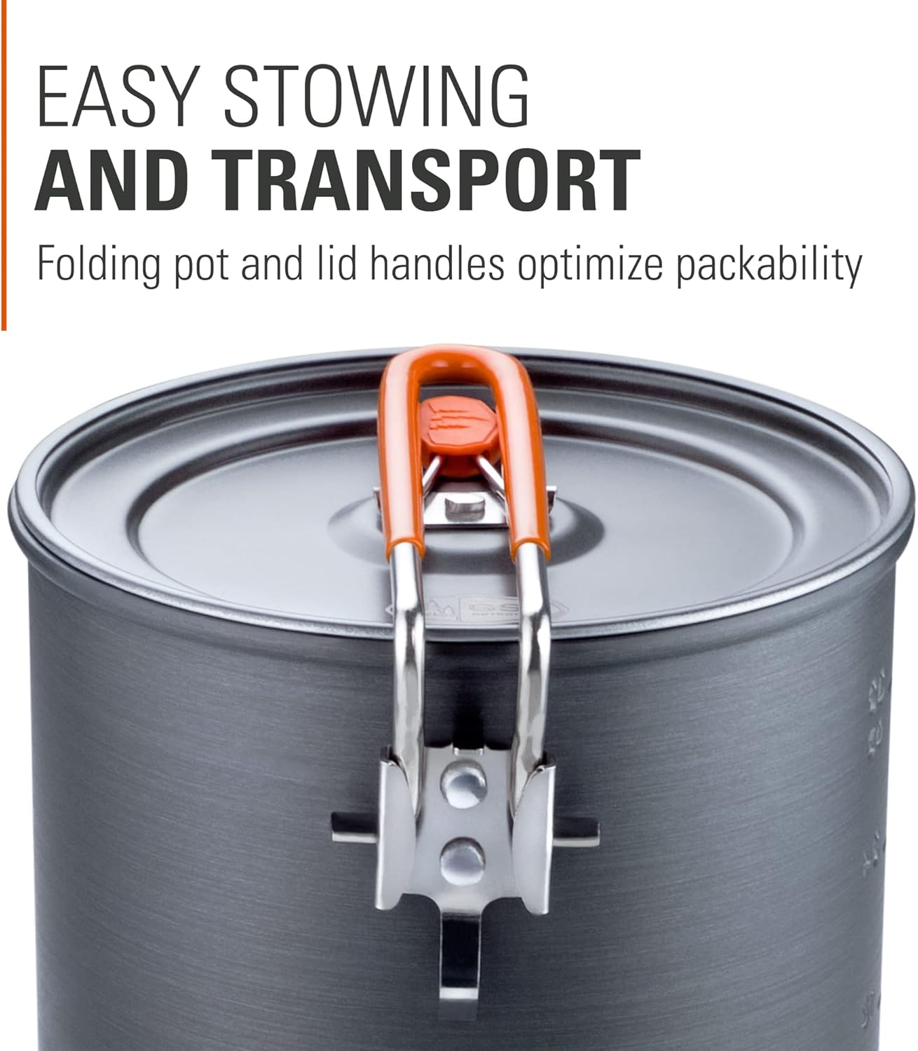 Ultralight Camping Cookware - GSI Outdoors Halulite Boiler Pot with Folding Handle