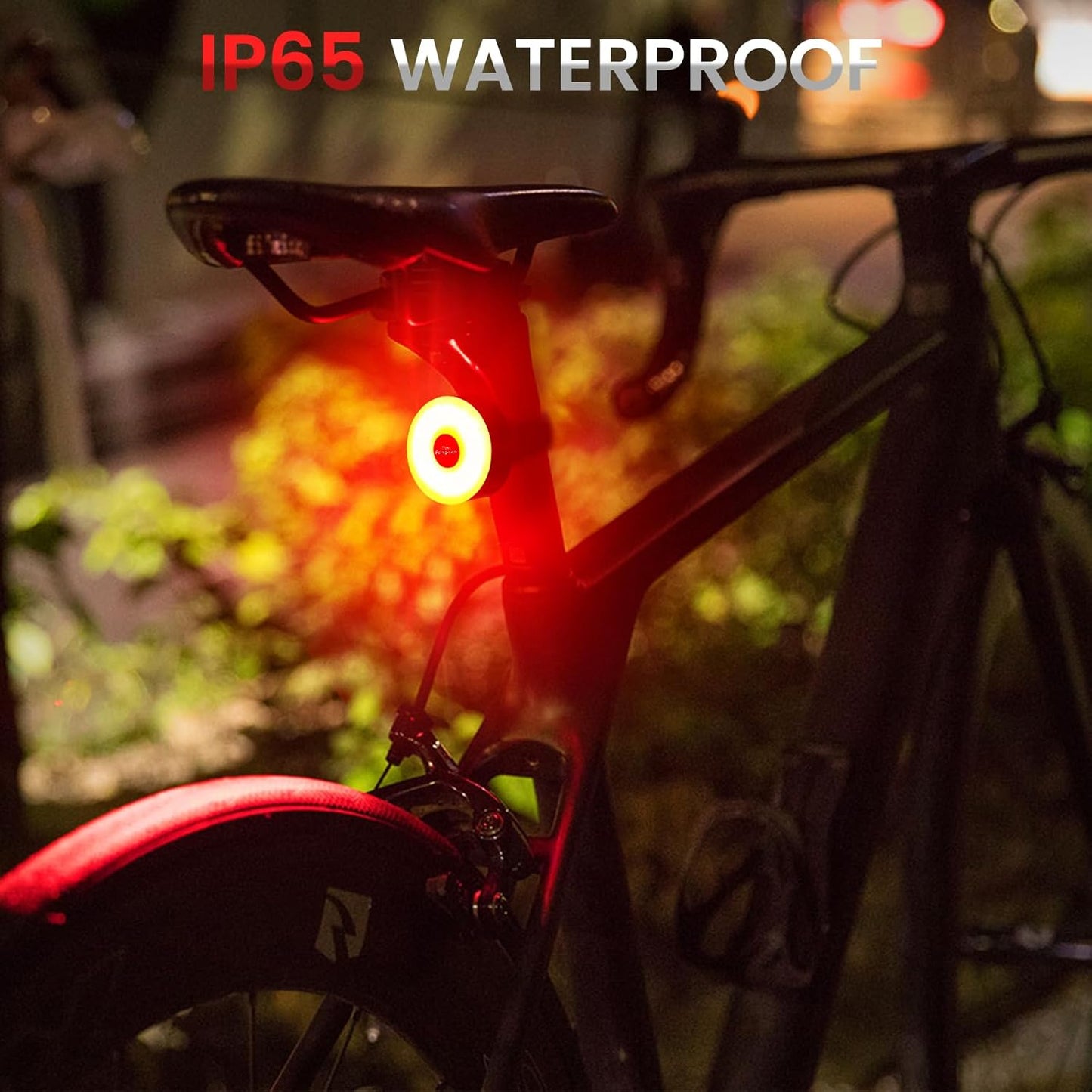Rear Bike Light 90hrs Autonomy - Bike Lights Compact Size, IP65 Waterproof, USB C Rechargeable, Quick Release Mounts for Saddle & Seatpost, with 5 Steady Flash Modes, DON PEREGRINO M2 Bicycle Lights
