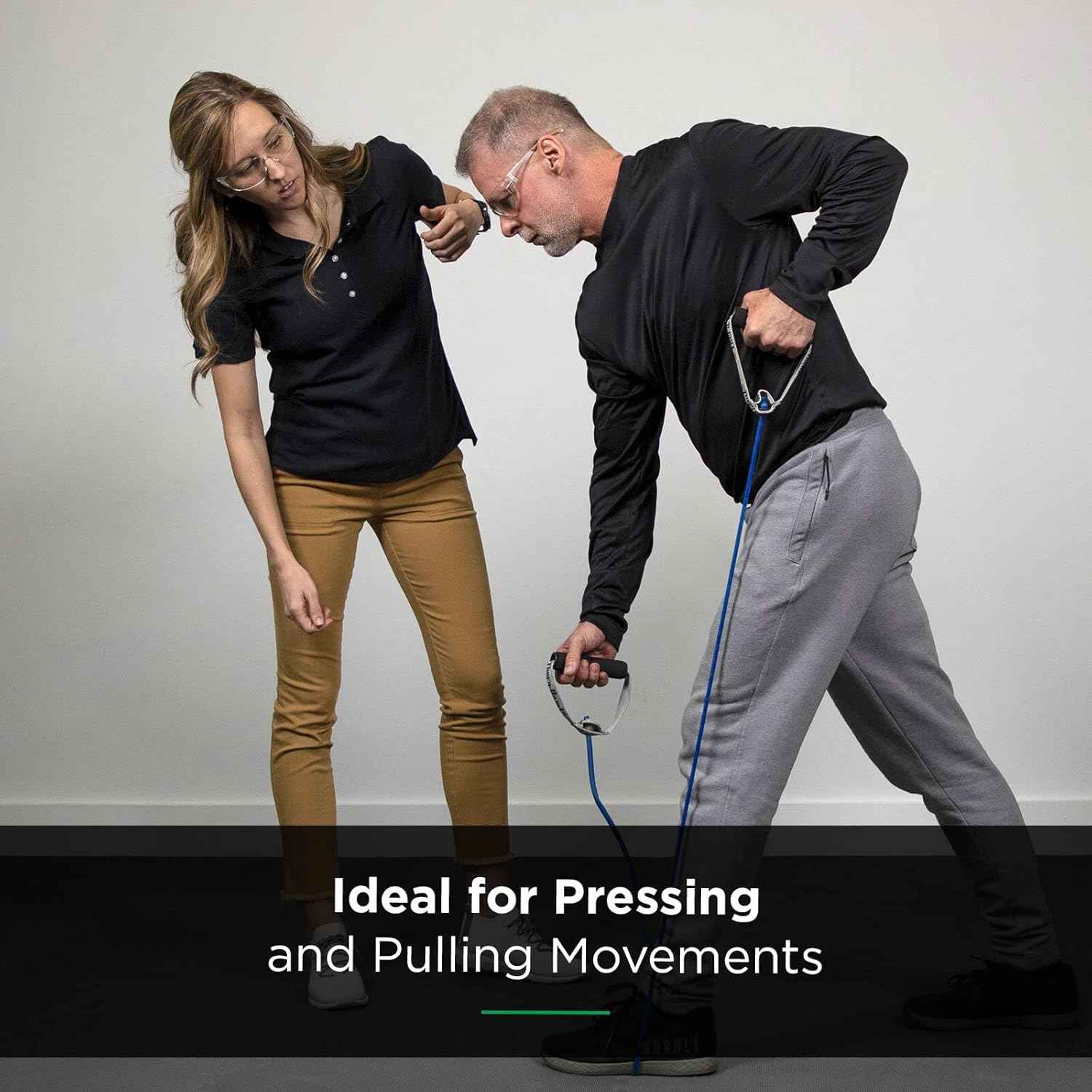 Extra Heavy THERABAND Resistance Tubes - 48 Inch Latex Elastic for Exercise & Rehab